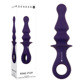 Gender X RING POP Vibrating Plug - Blue - - Butt Plugs